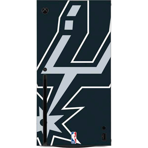 NBA San Antonio Spurs Large Logo Xbox Series X Console Skin