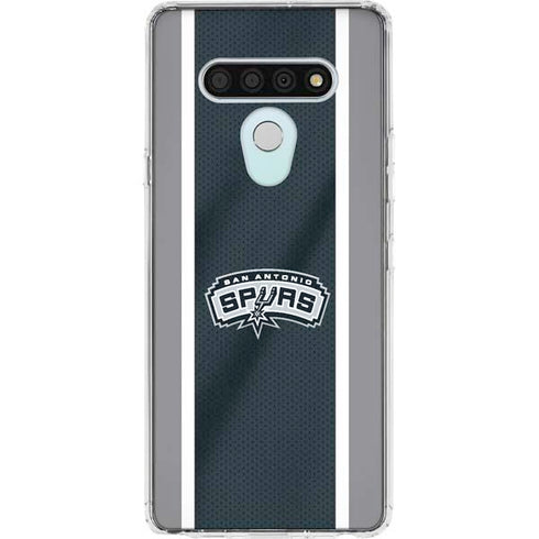 NBA San Antonio Spurs LG Stylo 6 Clear Case