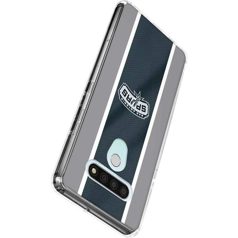 NBA San Antonio Spurs LG Stylo 6 Clear Case