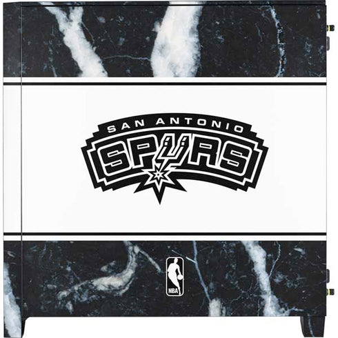 NBA San Antonio Spurs Marble Corsair 4000D Tempered Glass Mid-Tower ATX Case Skin