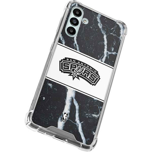 NBA San Antonio Spurs Marble Galaxy A13 5G Clear Case