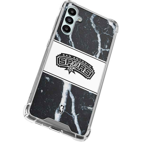 NBA San Antonio Spurs Marble Galaxy A15 5G Clear Case