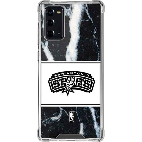 NBA San Antonio Spurs Marble Galaxy Note20 5G Clear Case