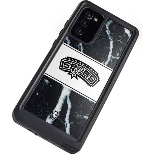 NBA San Antonio Spurs Marble Galaxy Note20 5G Waterproof Case