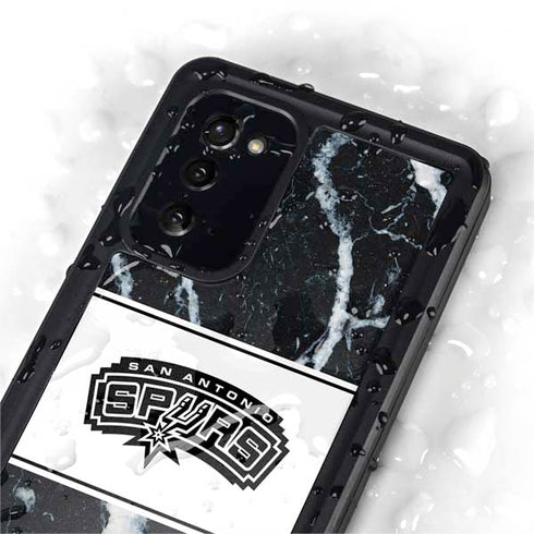 NBA San Antonio Spurs Marble Galaxy Note20 5G Waterproof Case