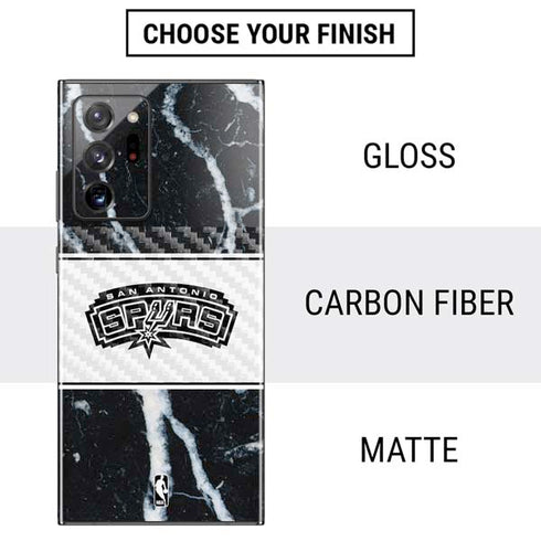 NBA San Antonio Spurs Marble Galaxy Note20 Ultra 5G Skin
