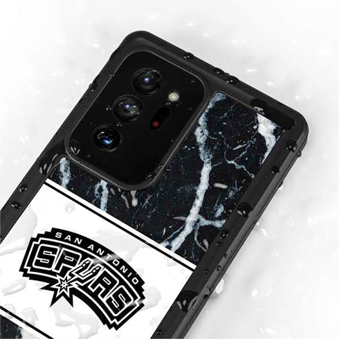 NBA San Antonio Spurs Marble Galaxy Note20 Ultra 5G Waterproof Case