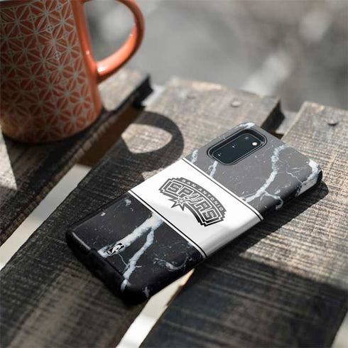 NBA San Antonio Spurs Marble Galaxy S20 Pro Case