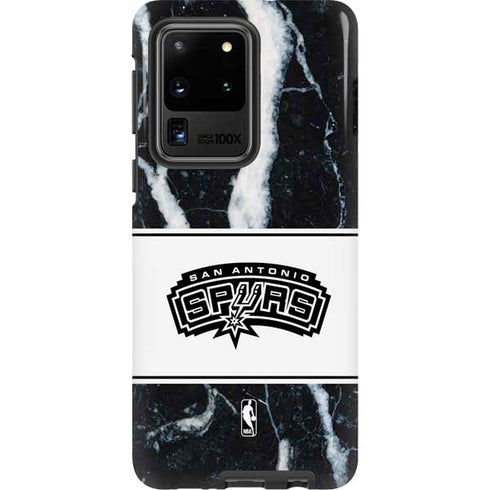 NBA San Antonio Spurs Marble Galaxy S20 Ultra 5G Pro Case