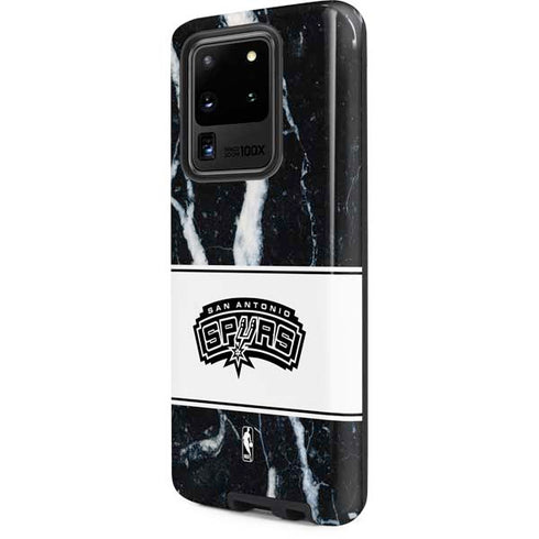 NBA San Antonio Spurs Marble Galaxy S20 Ultra 5G Pro Case