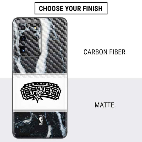 NBA San Antonio Spurs Marble Galaxy S20 Ultra 5G Skin