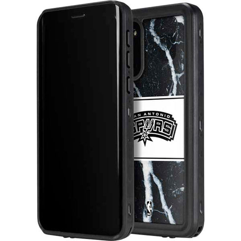 NBA San Antonio Spurs Marble Galaxy S20 Waterproof Case
