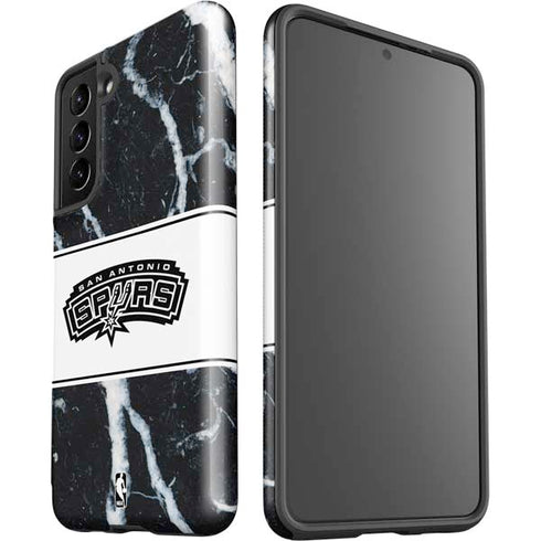 NBA San Antonio Spurs Marble Galaxy S21 5G Pro Case