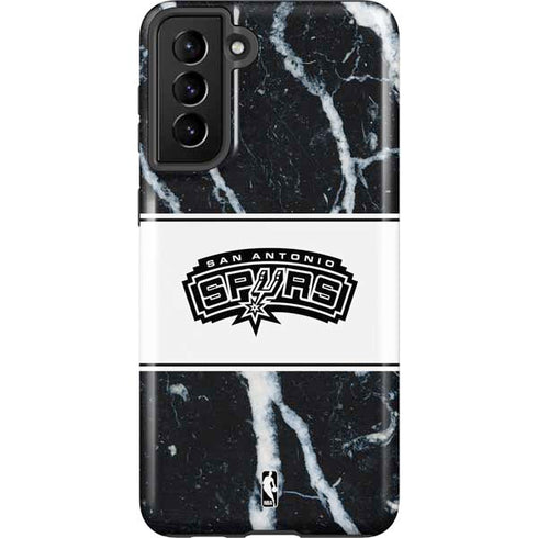 NBA San Antonio Spurs Marble Galaxy S21 Plus 5G Pro Case