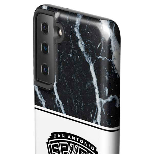 NBA San Antonio Spurs Marble Galaxy S21 Plus 5G Pro Case