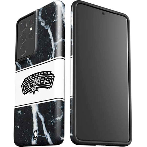 NBA San Antonio Spurs Marble Galaxy S21 Ultra 5G Pro Case