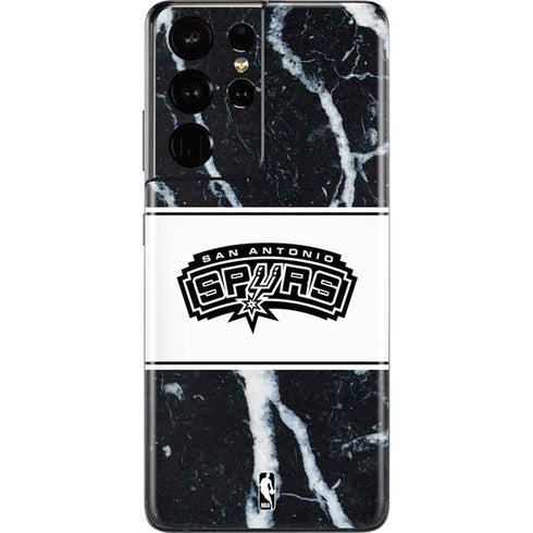 NBA San Antonio Spurs Marble Galaxy S21 Ultra 5G Skin