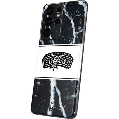 NBA San Antonio Spurs Marble Galaxy S21 Ultra 5G Skin