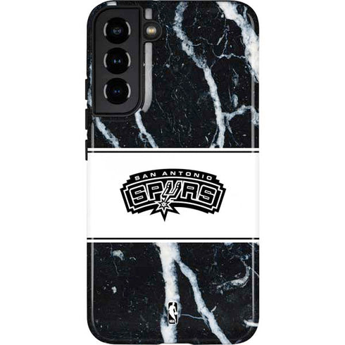 NBA San Antonio Spurs Marble Galaxy S22 Plus Pro Case