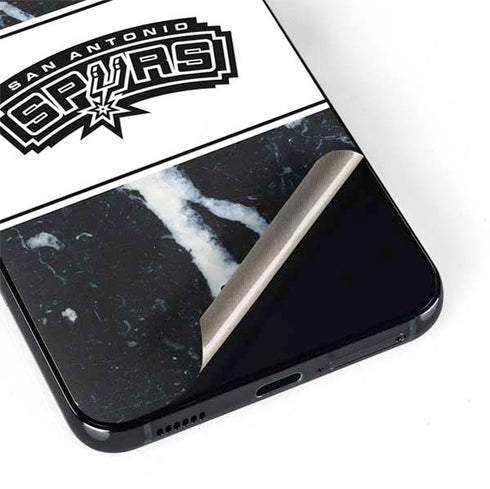 NBA San Antonio Spurs Marble Galaxy S22 Plus Skin