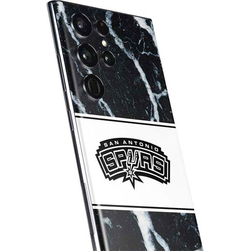 NBA San Antonio Spurs Marble Galaxy S22 Ultra Skin