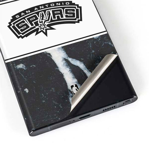 NBA San Antonio Spurs Marble Galaxy S22 Ultra Skin