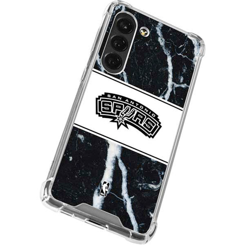 NBA San Antonio Spurs Marble Galaxy S23 Clear Case