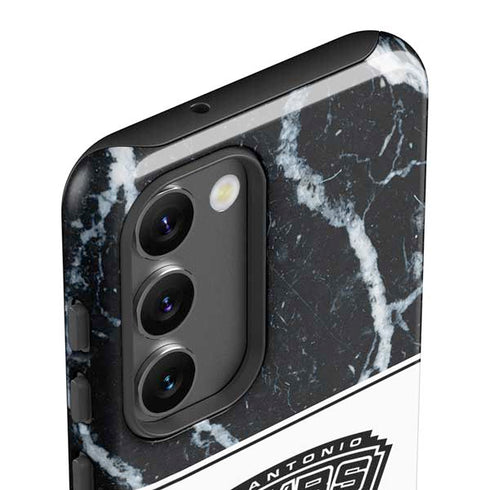 NBA San Antonio Spurs Marble Galaxy S23 Pro Case