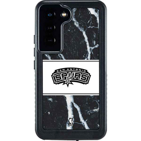 NBA San Antonio Spurs Marble Galaxy S23 Waterproof Case