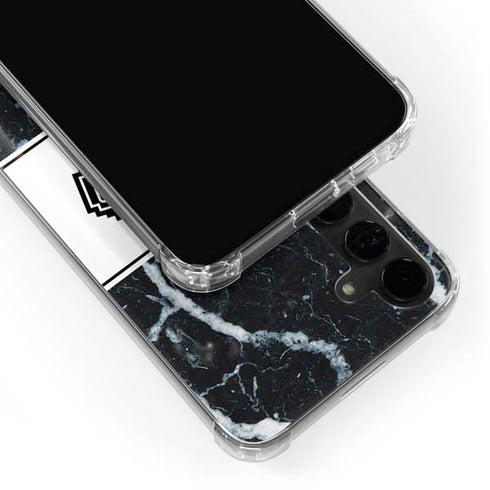 NBA San Antonio Spurs Marble Galaxy S24 Plus Clear Case