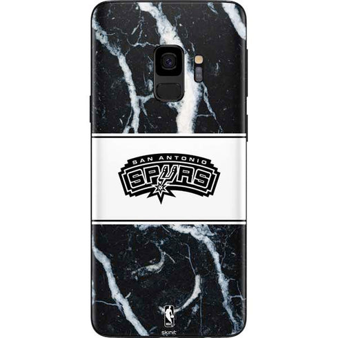 NBA San Antonio Spurs Marble Galaxy S9 Skin