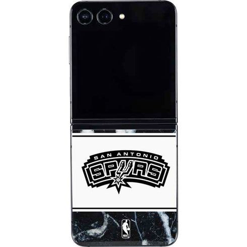 NBA San Antonio Spurs Marble Galaxy Z Flip5 5G Skin