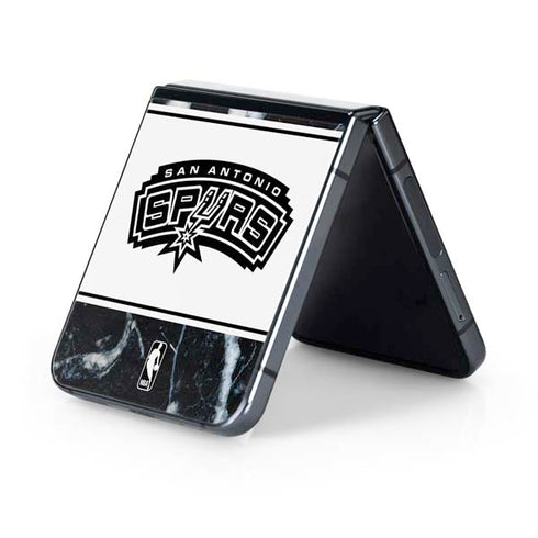 NBA San Antonio Spurs Marble Galaxy Z Flip5 5G Skin