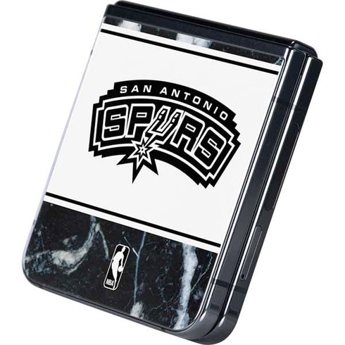 NBA San Antonio Spurs Marble Galaxy Z Flip5 5G Skin