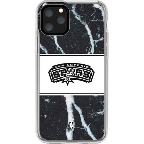 NBA San Antonio Spurs Marble iPhone 11 Pro Clear Case
