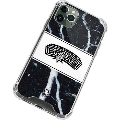 NBA San Antonio Spurs Marble iPhone 11 Pro Max Clear Case