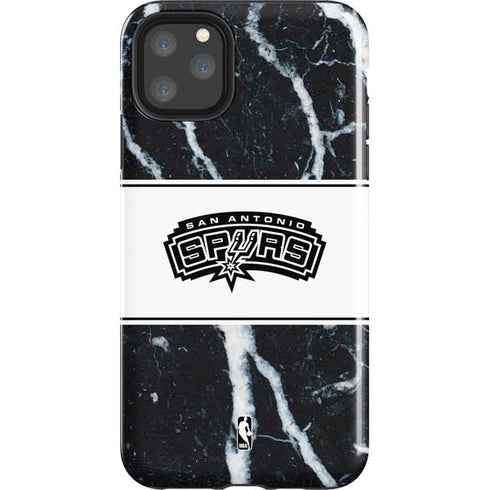 NBA San Antonio Spurs Marble iPhone 11 Pro Max Impact Case