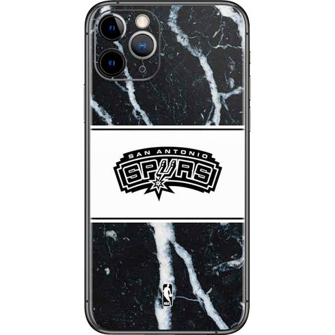 NBA San Antonio Spurs Marble iPhone 11 Pro Skin