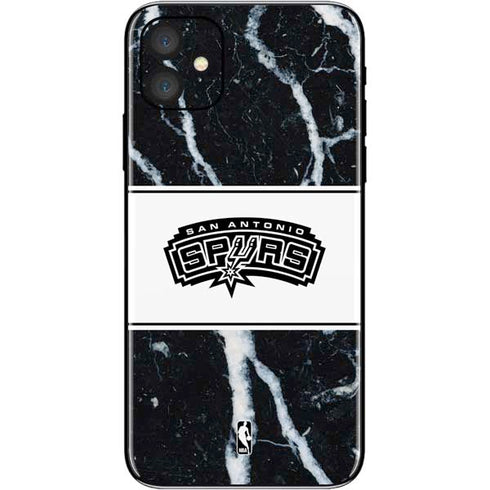 NBA San Antonio Spurs Marble iPhone 11 Skin