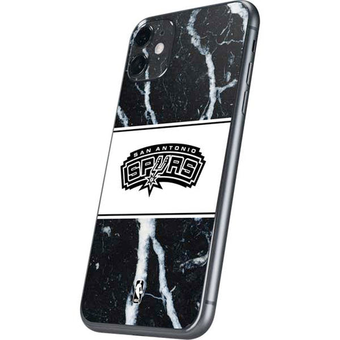 NBA San Antonio Spurs Marble iPhone 11 Skin