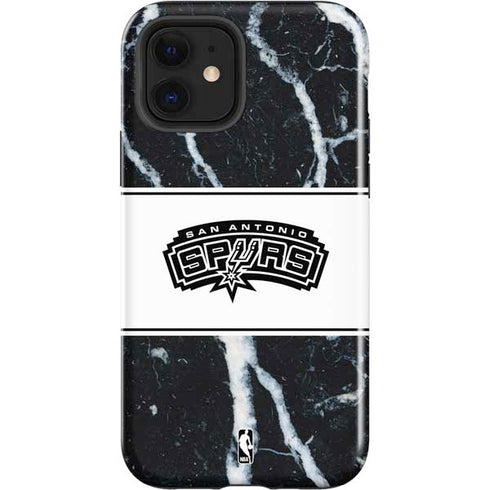 NBA San Antonio Spurs Marble iPhone 12 Impact Case