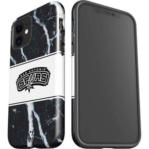 NBA San Antonio Spurs Marble iPhone 12 Impact Case