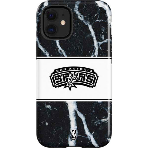 NBA San Antonio Spurs Marble iPhone 12 Mini Impact Case