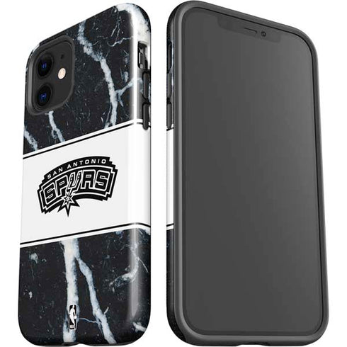 NBA San Antonio Spurs Marble iPhone 12 Mini Impact Case
