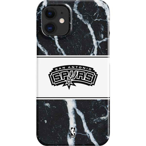 NBA San Antonio Spurs Marble iPhone 12 Mini Lite Case