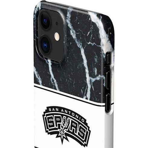NBA San Antonio Spurs Marble iPhone 12 Mini Lite Case