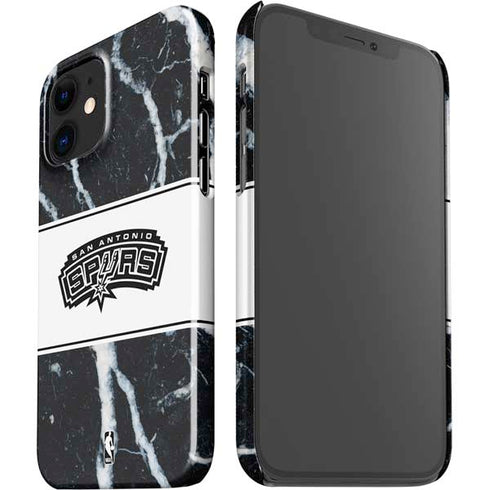 NBA San Antonio Spurs Marble iPhone 12 Mini Lite Case