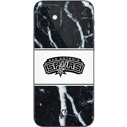 NBA San Antonio Spurs Marble iPhone 12 Mini Skin