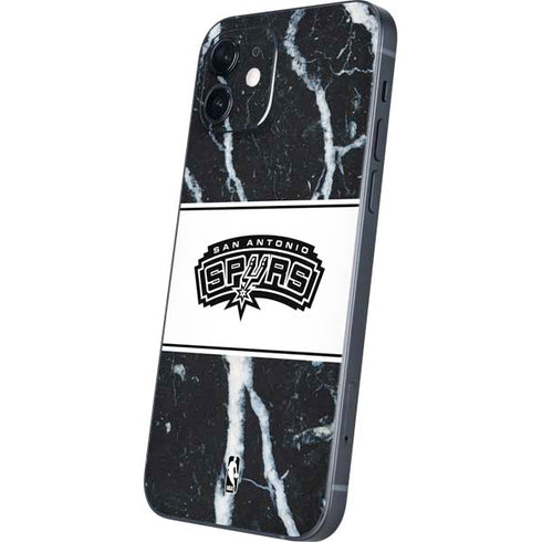 NBA San Antonio Spurs Marble iPhone 12 Mini Skin