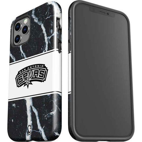 NBA San Antonio Spurs Marble iPhone 12 Pro Impact Case